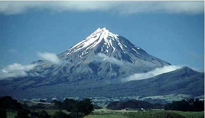 Taranaki (Egmont Volcano) in New Zealand