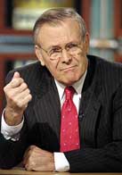 Can Rumsfeld withstand backtalk of former commanders?