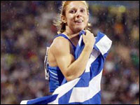 Greek sprinter to run at Euro indoors in first major race since end of ban