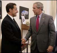 Bush, Sarkozy to meet on sidelines of G-8 summit