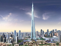 Burj Dubai to rise one kilometer high as it opens in September