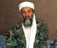Osama bin Laden dyes his beard for new video message