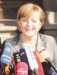 Angela Merkel marks her 100th day as German chancellor