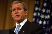 Bush remains noncommital on changes in US troop levels in Iraq