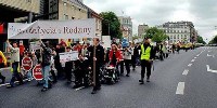 Hundreds of Poles march through Warsaw supporting traditional family values