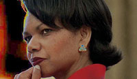 Condoleezza Rice visits Beirut to make the war between Israel and Lebanon much longer
