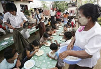 Myanmar suffers from serious shortage of humanitarian aid