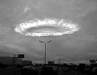 Paranormal Alien Cloud Hovers Above Moscow