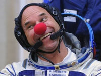 Guy Laliberte and Two Other Space Tourists  Are Back on Earth