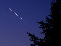 Perseid meteors can be seen well despite full moon. 45103.jpeg