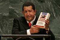 Venezuela's Chavez takes on Bush in U.N. trip