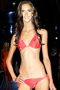 Anorexic model refuses to acknowledge she is too skinny for general public