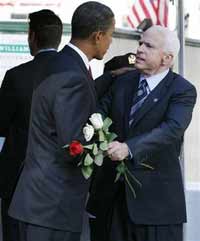 Barack Obama and John McCain spend 3 million dollars a day each