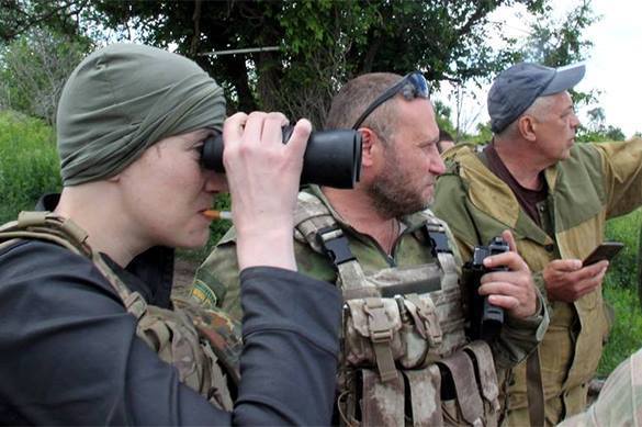 Savchenko tests Ukraine's unique secret weapon in Donbass. Savchenko visits ATO camps
