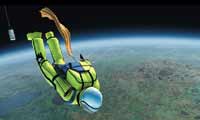 Skydiver to fall dow nto Earth from space