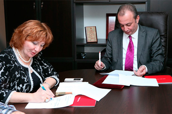 Pravda.Ru signs agreement with largest news agency of Azerbaijan. 59185.jpeg