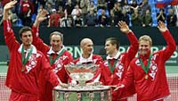 Russia finally wins Davis Cup on home soil
