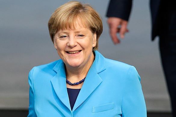 German Chancellor content with Russian cooperation, despite Ukrainian conflict. Merkel