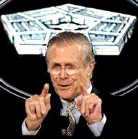 Rumsfeld looks to shore up commitments in Afghanistan with NATO allies