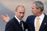 George Bush listens to only extremely conservative and anti-Russian advisors