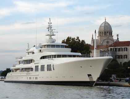 Russia's richest men spend hundreds of millions of dollars to renovate their luxury yachts