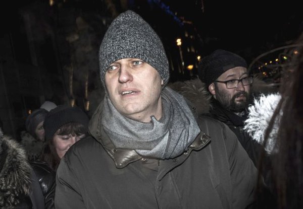 About 1,500 take part in protest action in Moscow after Navalny sentence. Alexei Navalny