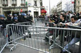 Police escort protesters out of Sorbonne University in Paris