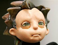Scientists create robot boy Zeno which imitates human facial expressions