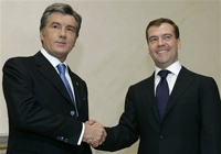 Russia's Medvedev holds talks with presidents of former USSR