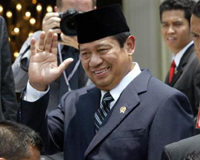 Indonesia's president left for Middle East