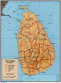 Sri Lanka: refugees tying to escape battles