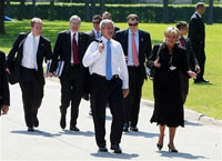 Bush opens his last summit with European Union