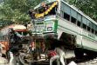 British buses collide: 2 dead, dozens injured
