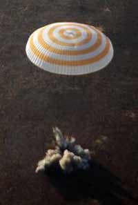 Soyuz capsule lands successfully, but endangers the future of ISS project