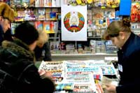 Authorities grasp independent Belarusian newspaper