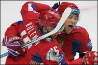 Russia beats Finland winning groups at Hockey Worlds