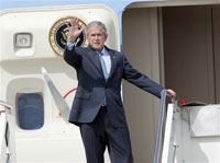 Bush hopes to receive hearty welcome in Rome