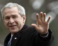 Bush says he is on goodwill Latin American tour despite massive protests