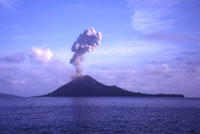 Krakatau volcano