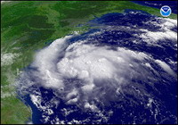 Hurricane Dean gains power