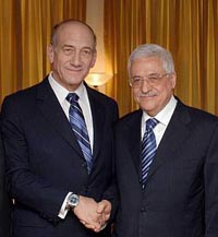 Olmert and Abbas to meet Sunday, Palestinian officials say