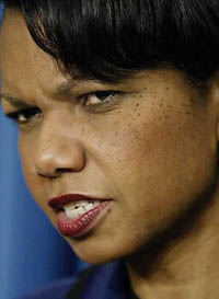Rice says Iran nuclear danger for more