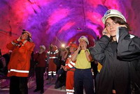 Switzerland opens world's longest tunnel under Alps