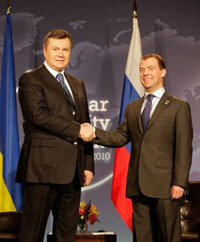 Russia's Medvedev Starts Two-Day visit to Ukraine