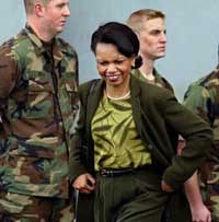 Rice pays surprise visit to Baghdad for talks on reining in militia violence