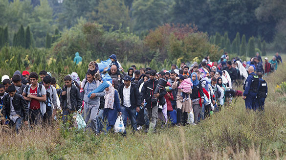 Europe: The promised land, the land of refuges. Refugee crisis in Europe continues