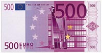 Euro down against U.S. currency