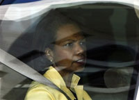 Condoleezza Rice visits new US embassy in Berlin