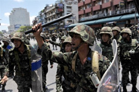 Government Troops Gain Partial Control of Protest Camp in