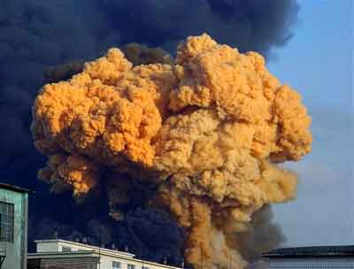 Explosion of Chinese chemical plant